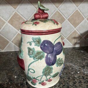 Vintage Napa Valley by Noble Excellence Large Canister with Lid